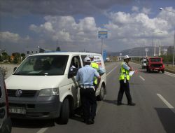 Trafik denetimleri sıklaştırıldı